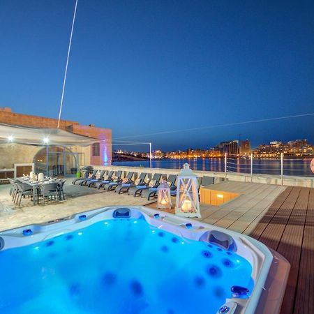 Unique Waterfront Valletta House Villa Exterior foto