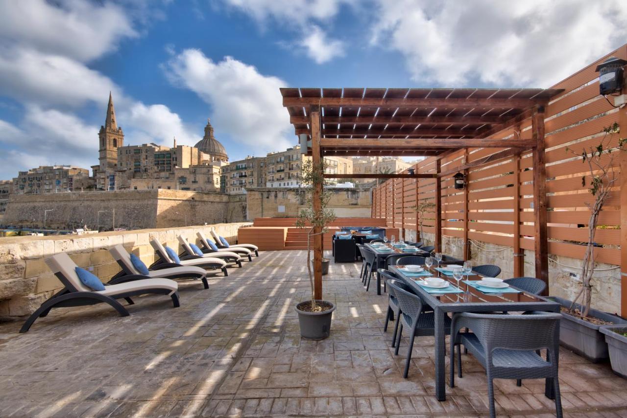 Unique Waterfront Valletta House Villa Exterior foto